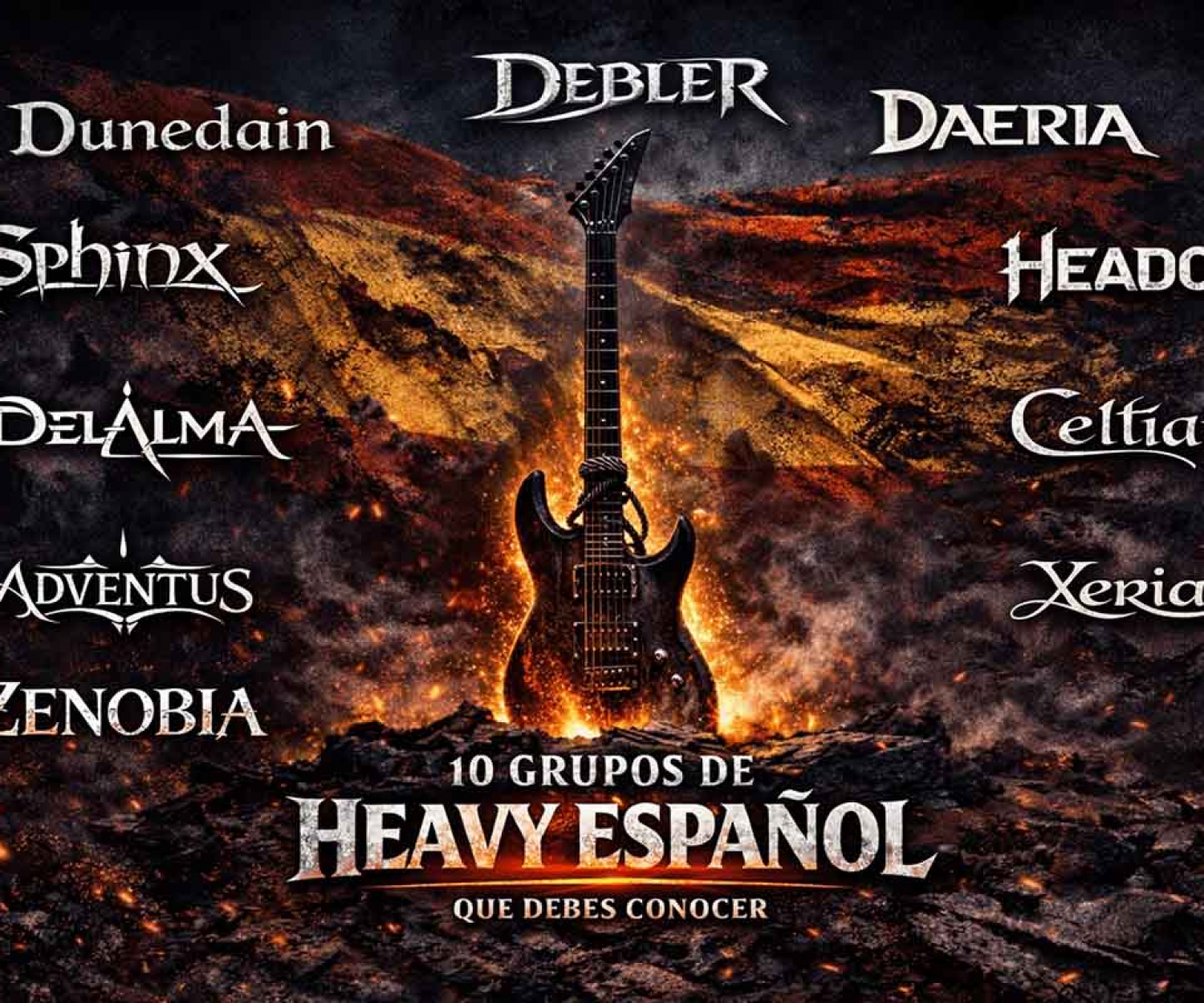 10 grupos de heavy español