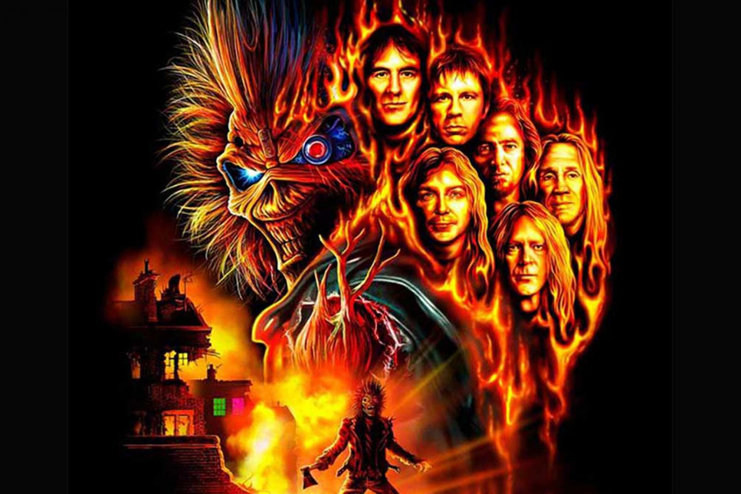 Película Iron Maiden Burning Ambition
